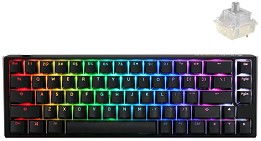    Ducky One 3 SF Classic - 65%,  USB  1.8 m, ANSI Layout, Hot-Swap, Cherry MX Clear RGB - 