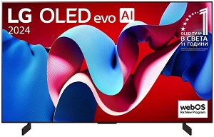  LG OLED42C41LA - 42" OLED Ultra HD 3840 x 2160, , Smart TV, Dolby Vision, HDR10 Pro, 4 x HDMI, Ethernet, USB, Bluetooth, Wi-Fi - 