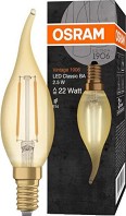 LED  Osram LED CL BA GOLD22 824 E14 2.5 W 2400K - 220 lm   Vintage 1906 - 