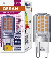 LED  Osram PIN CL 40 non-dim 827 G9 3.8 W 2700K - 470 lm   Parathom - 