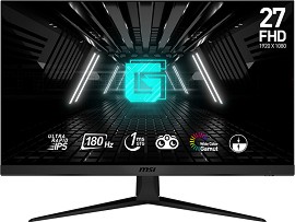  MSI G2712F - 27", IPS, 180 Hz, 16:9, 1920 x 1080, 1 ms, HDMI, DisplayPort, Adaptive Sync - 