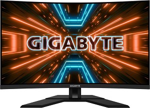  Gigabyte M32QC-EK - 31.5", IPS, 144 Hz,16:9, 2560 x 1440, 1 ms, HDMI, DisplayPort, DisplayHDR 400, AMD FreeSync Premium Pro - 