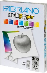   A3 Fabriano Multipaper - 125 , 300 g/m<sup>2</sup> - 