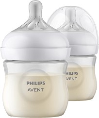   Philips Avent - 2  x 125 ml,   Natural Response, 0+  - 