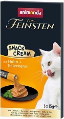    Animonda Vom Feinsten Snack Cream - 6 x 15 g,      - 