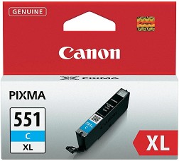      Canon CLI-551 XL Cyan - 650  - 