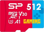 Micro SDXC   512 GB Silicon Power Superior Gaming - Class 10, U3, V30, A1  SD  - 