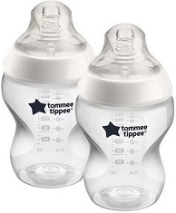   Tommee Tippee - 2  x 260 ml,   Closer to Nature, 0+  - 