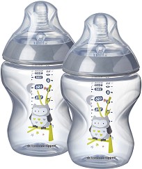   Tommee Tippee - 2  x 260 ml,   Closer to Nature, 0+  - 