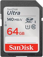 SDXC   64 GB SanDisk - Class 10, U1   Ultra - 