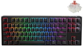    Ducky One 3 TKL Classic - TKL,  USB  1.8 m, ANSI Layout, Hot-Swap, Cherry MX Silent Red RGB - 