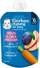    ,    Nestle Gerber Natural for Baby - 80 g,  6+  - 