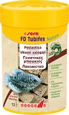     sera FD Tubifex - 12 g,   Nature - 