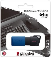 USB-A 3.2 Gen 1   Kingston DataTraveler Exodia M - 64, 128  256 GB - 