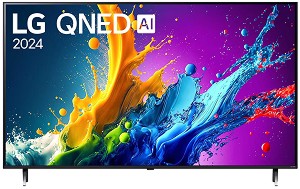  LG 55QNED80T3A - 55" QNED Ultra HD 3840 x 2160, , Smart TV, HDR10, 3 x HDMI, Ethernet, USB, Bluetooth, Wi-Fi - 