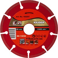      Raider RDP-DD28 DRY - ∅ 115 x 22.2 mm   Pro - 