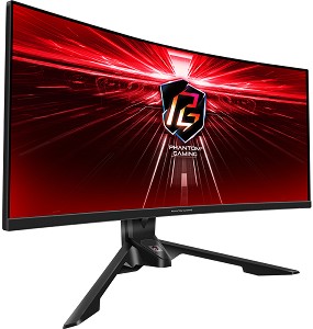  ASRock PG34WQ15R3A - 34'', VA, 165 Hz, 16:9, 3440 x 1440, 1 ms, HDMI, DisplayPort, POLYCHROME RGB, DisplayHDR 400, AMD FreeSync Premium - 