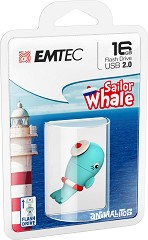 USB 2.0   16 GB EMTEC M337 -   Whale - 