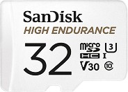 Micro SDHC   32 GB SanDisk High Endurance - Class 10, U3, V30  SD  - 