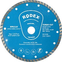      Rodex - ∅ 230 / 2.2 / 22.2 mm   Turbo - 