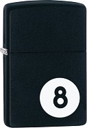   Zippo 8-Ball Black Matte - 