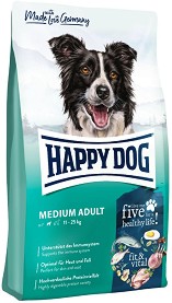     Happy Dog Medium Adult - 1 ÷ 12 kg,   Fit and Vital,   ,  11  25 kg - 