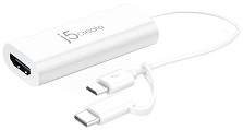  USB Micro-B/USB-C male   HDMI female - 