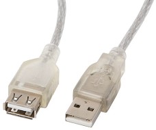  USB-A male  USB-A female Lanberg - 1.8  5 m - 