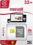 Micro SDHC   32 GB Maxell - Class 10, U1,  SD  - 