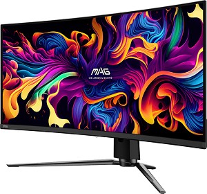  MSI MAG 341CQP - 34", QD-OLED, 175 Hz, 21:9, 3440 x 1440, 0.03 ms, HDMI, DisplayPort, USB-C, AMD FreeSync Premium Pro - 