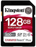 SDXC   128 GB Kingston Canvas React Plus - Class 10, U3, V90 - 