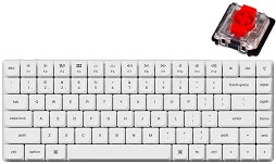    Keychron K3 Pro - 75%, Bluetooth, USB, ANSI Layout, Hot-Swap, Gateron Low Profile 2.0 Red - 