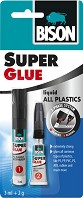     Bison Super Glue All Plastics - 3 ml + 2 g - 