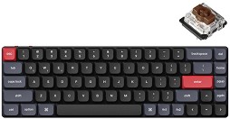    Keychron K7 Pro - 65%, Bluetooth, USB, ANSI Layout, RGB, Hot-Swap, Gateron Low Profile 2.0 Brow - 