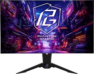  ASRock PGO32UFS - 31.5", WOLED, 240 Hz, 16:9, 3840 x 2160, 0.03 ms, 2 x HDMI, 2 x DisplayPort, USB-C, AMD FreeSync Premium Pro - 