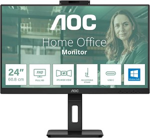  AOC 24P3CW - 23.8", IPS, 75 Hz, 16:9, 1920 x 1080, 4 ms, HDMI, DisplayPort, USB-C, Adaptive-Sync,     - 