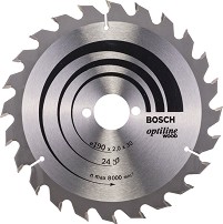     Bosch - ∅ 190 / 30 / 1.3 mm  24  48    Optiline Wood - 