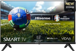  Hisense 40A4N - 40" DLED Full HD 1920 x 1080, , Smart TV, 2 x HDMI, Ethernet, USB, Bluetooth, Wi-Fi - 