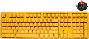    Ducky One 3 Yellow - Full Size,  USB  1.8 m, ANSI Layout, Cherry MX Red - 