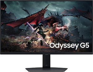  Samsung Odyssey G5 27DG500 - 27", IPS, 180 Hz, 16:9, 2560 x 1440, 1 ms, HDMI, DisplayPort, AMD FreeSync - 