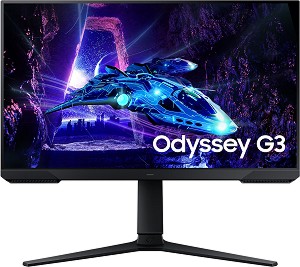  Samsung Odyssey G3 24DG300 - 24", VA, 180 Hz, 16:9, 1920 x 1080, 1 ms, HDMI, DisplayPort, AMD FreeSync - 