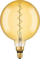 LED  Osram LED CL GLOBE200 FIL GOLD 28 820 E27 4 W 2000K - 300 lm   Vintage 1906 - 