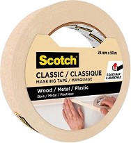   Scotch Classic Mask Tape -   2.4, 3.6  4.8 cm - 