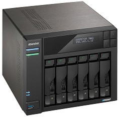 NAS  Asustor Lockerstor Gen 2 AS6706 - 4 x M.2 , 6 x HDD , 2 x USB-A 3.2, 2 x 2.5 RJ45 - 